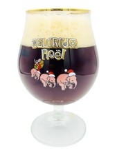 Delirium Noel 33cl Belgian Beer Glass Brand New Craft Ale Bar Christmas Rare