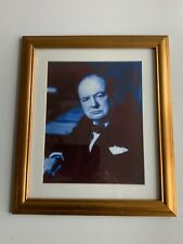 Winston Churchill - Photograph of Winston Churchill - Framed