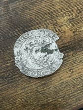 Henry viii hammered silver - viii,