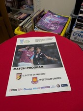 Palermo (Italy) v West Ham United UEFA cup Football Programme 28/09/2006