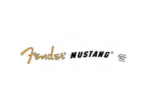 Fender mustang spaghetti - mustang,