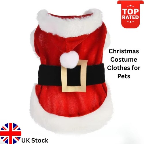 Christmas santa dog jacket - christmas,