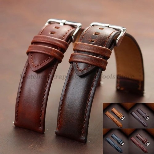 Men genuine leather - men's, watch
