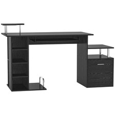 HOMCOM Wood Computer Desk