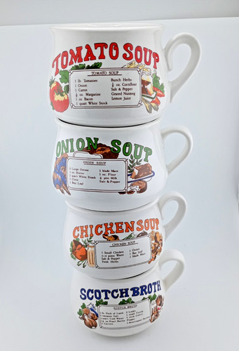 Vintage recipe for - recipe, soup