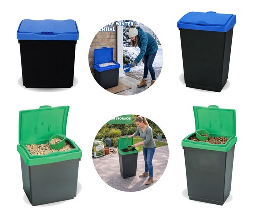 47l plastic salt grit dry - &,