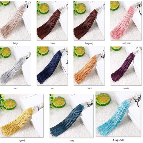 Large decorative key tassel - large,