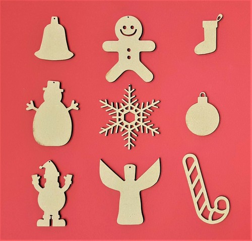 Wooden christmas tree hanging - christmas,