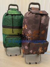 Xtra Large Shopping Trolley 50L LightWeight Strong Folding Cart Shopper 2 Wheels