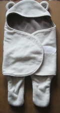 Babies R Us Beige / Brown Universal Pram /Pushchair Wraparound Hooded Foot Muff.