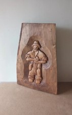Large Fisherman Vintage Wood