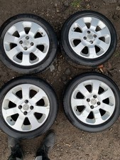 Vauxhall Corsa Sxi 2006 Alloy Wheels And Tyres 185/55 R15 Good Tyres