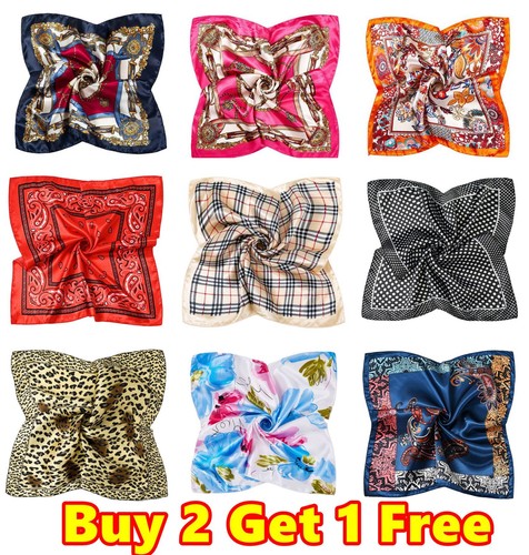 Satin shimmer silky bandana - satin,