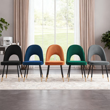 Dining chairs velvet - 2/4x,