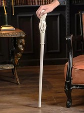 Unusual White Walking Cane