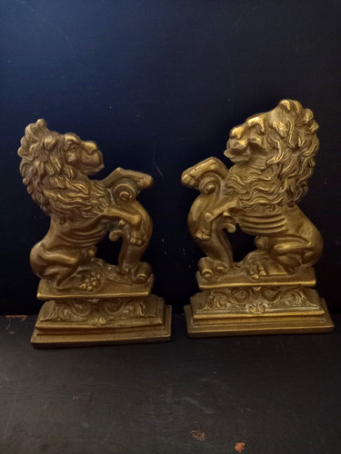 Antique brass door - brass,