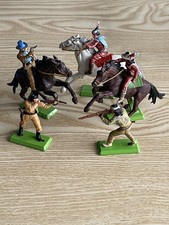 Vintage, 1970s, Britains Deetail Cowboys & Indians, 1/32 Scale Toy Soldiers.