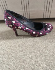 Purple Heels Size 6 Red Level