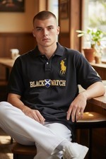 Mens Ralph Lauren Black Watch Polo Team Shirt 2XL 