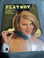 VINTAGE PLAYBOY MAGAZINE MARCH 1967 GLENNA BURCH SHARON TATE W/ CENTREFOLD