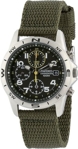 Seiko military chronograph - military,