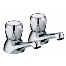 BRISTAN Club Bath Taps Chrome