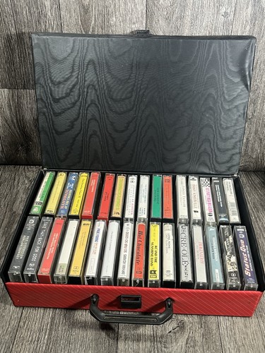 Vintage cassette tape storage - vintage,