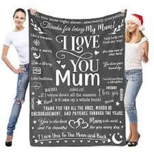 Mum Soft Fleece Blanket Gift