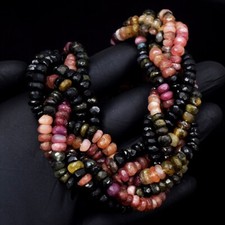 Faceted watermalon tourmaline - watermalon,