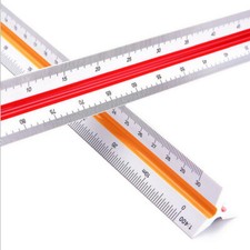Triangular Metric Scale Ruler