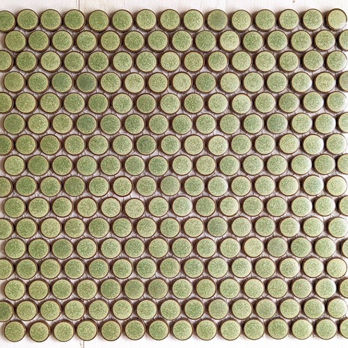 Rustic green penny - rustic,