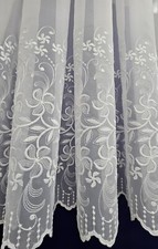 White Lace Cheap Net Curtains