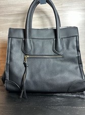 JustFab Black Bag Tote w/ gold