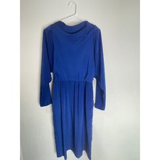 Willi of California Royal Blue Cowl Vintage Women's Dress Size6