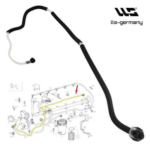 Fuel hose for mercedes class - fuel,
