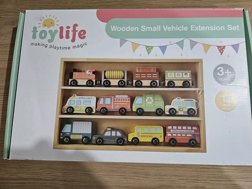 New wooden vehicle - wooden, set