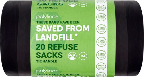 Bin bags litre 20 - bags,, tie