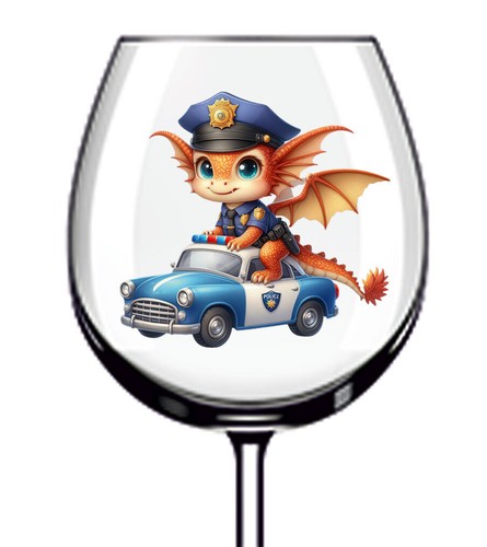 12x baby dragon police car - 12x,