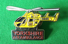 Yorkshire Air Ambulance MD900 Explorer Helicopter 30mm Metal Enamel Badge G-SASH