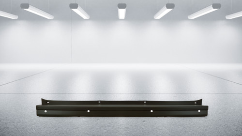 Rear plastic bumper - plastic, for