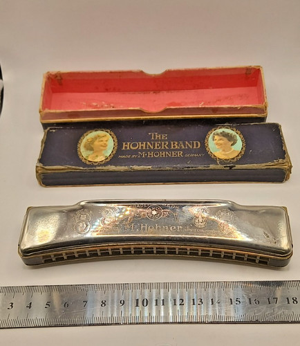 Vintage hohner harmonica - vintage,