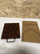 Habitat Industrial Acacia Wood Butchers Block