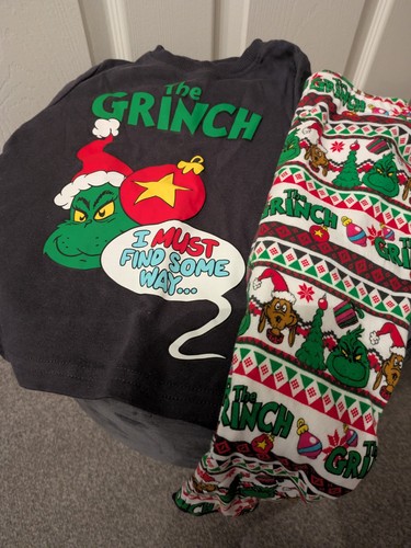 Grinch kids pyjamas unisex new - grinch,