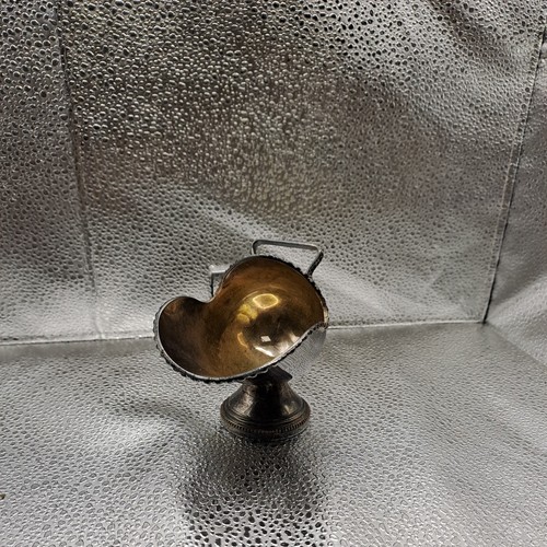 Silver plated sugar - silver, scuttle