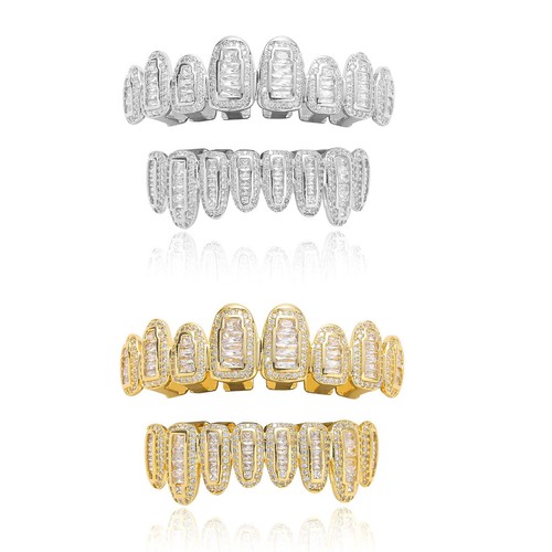 14k gold plated teeth - plated,