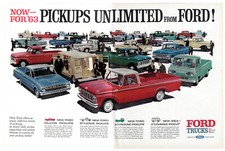 63 Ford Pickup Truck Print Ad