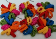 24 Pcs Kids Girl Lady Elastic Rubber Hair Bands Ponytail Holder Head Rope Ties