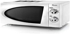 Swan Manual Microwave in White