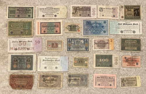 Lot banknotes germany - of,