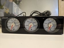 Defi Single Din Triple Gauge
